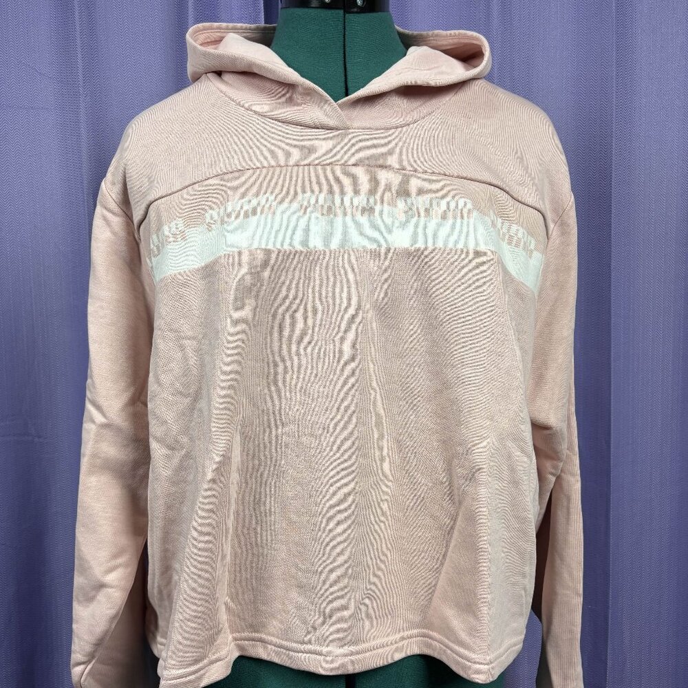 Puma Pink Cropped Hoodie